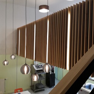 RENOVATION D'UN LYCEE phase 3 Rénovation cuisine, réfectoire du personnel enseignant, AMIENS