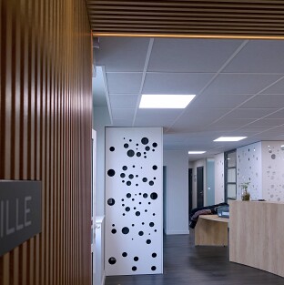 CABINET ORTHODONTIE Création d'une scénographie dans un cabinet d'orthodontie